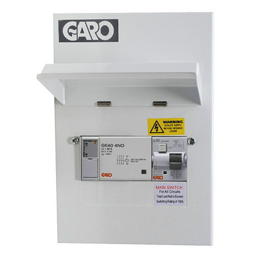 GARO G6EV40PME MCU 40AMP TYPE A RCBO PME FAULT DET CONNECTION UNIT (6 WAY)