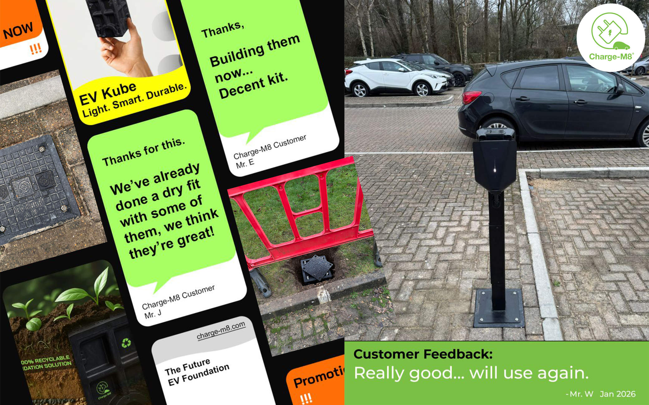 EV Kube installation cases