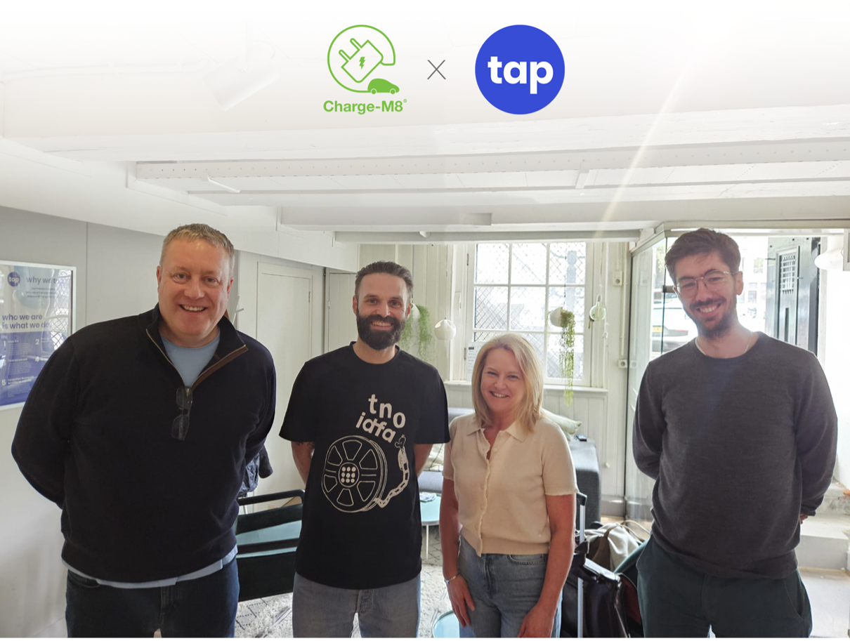 Charge-M8 team visiting Tap Electric HQ in Amsterdam