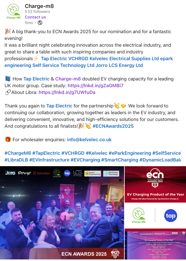 ECN Awards 2025 finalist