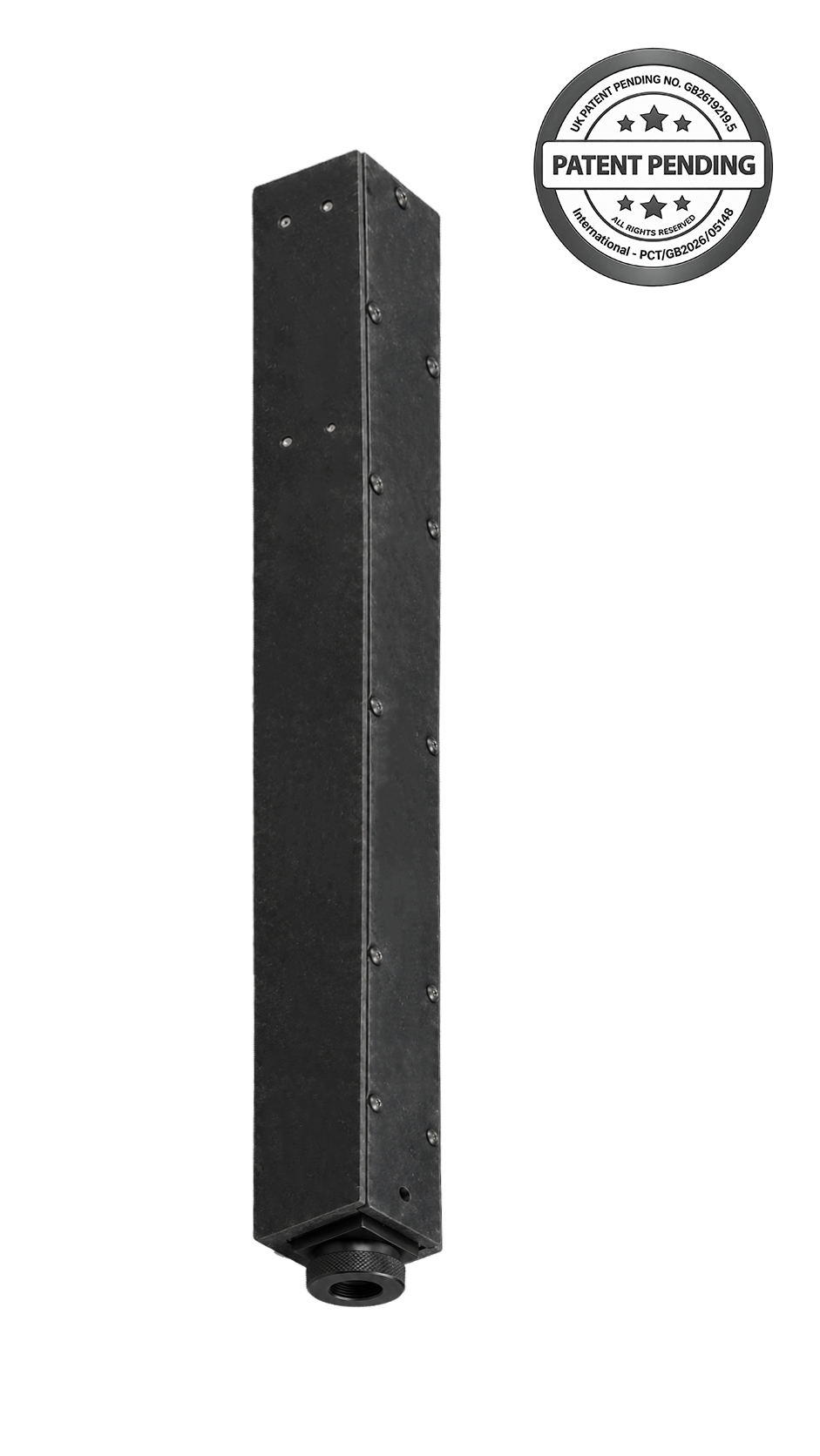 EV Post — product render